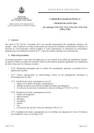 Cahier des charges 2Ã¨me lot - Direction de l'environnement de la ...