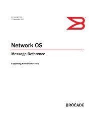 Network OS Message Reference, 3.0.1 - Brocade