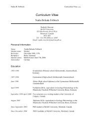 full curriculum vitae pdf format mcgill university mcgill cv template