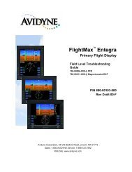 FlightMax Entegra - Avidyne