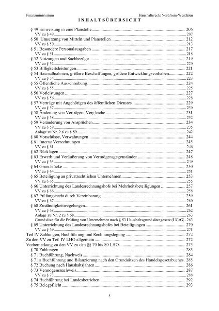 Landeshaushaltsordnung (LHO)