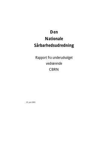 CBRN-beredskab - Beredskabsstyrelsen