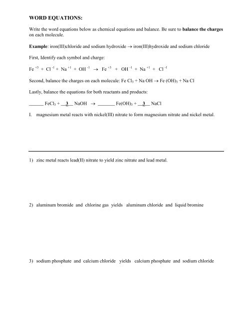first-class-balancing-word-equations-worksheet-answer-key-igcse-additional-mathematics-formula-sheet