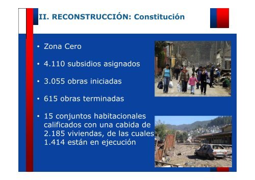 II. RECONSTRUCCIÃN - Serviu Maule