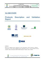 GLOBCOVER Products Description and Validation Report