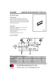 TA7358P LINEAR INTEGRATED CIRCUIT - Datasheets