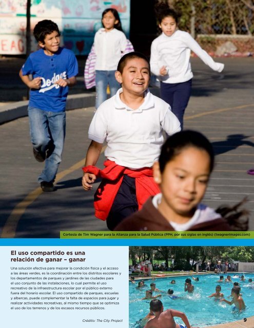 parques, escuelas y comunidades saludables - The City Project