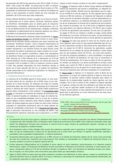 Agrinfo Enfoque nÂº3 (julio 07). Fiscalidad Agraria y Pesquera