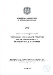 GHID - Ministerul Agriculturii si Dezvoltarii Rurale