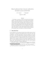 Mixed multiscale finite element for stochastic porous media ... - Sintef