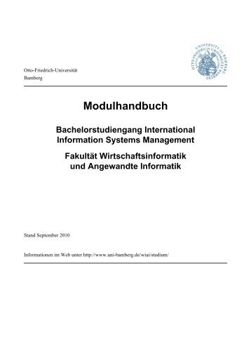 Modul IISM-04-B - Universität Bamberg