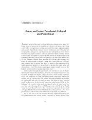 Humor and Satire: Precolonial, Colonial and Postcolonial