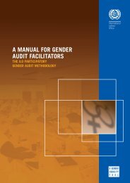 A manual for gender audit facilitators: The ILO - International Labour ...