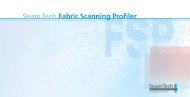 Seam Tech Fabric Scanning Profiler