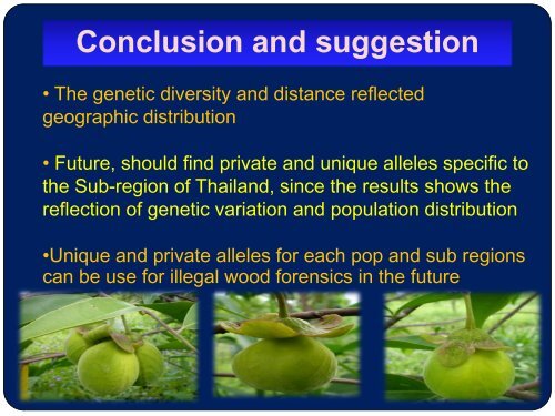 Genetic Diversity of Aquilaria crassna - APAFRI-Asia Pacific ...