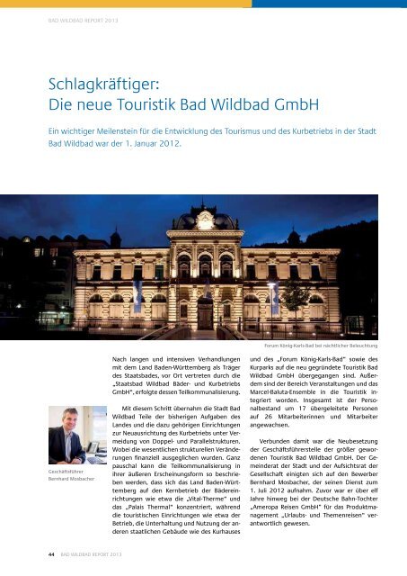 BAD WILDBAD REPORT 2013