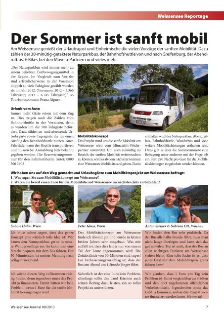 Journal 09/13 - Weissensee