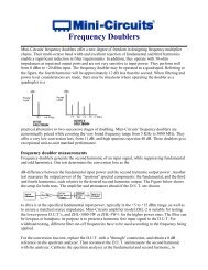 Frequency Doublers - Mini Circuits