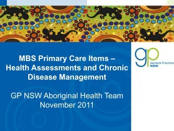 Effective use of the MBS items in Care Coordination - GP NSW