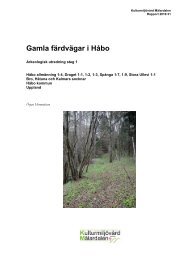 Gamla fÃ¤rdvÃ¤gar i HÃ¥bo - KMMD