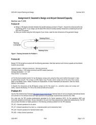 Assignment 5: Geometric Design and Airport Demand/Capacity ...