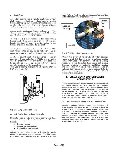 Sleeve vs Antifriction Bearings - Siemens Industry, Inc.