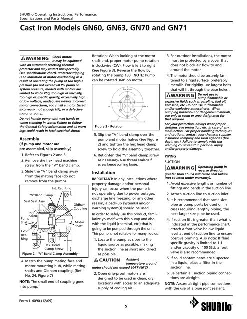 SHURflo Carbonator-Mount Hot Oil NSF Rotary Gear Pumps (Light ...