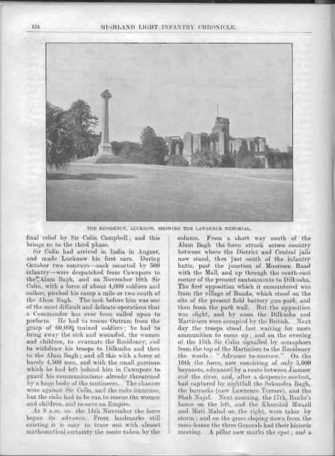 HLI Chronicle 1909 - The Royal Highland Fusiliers