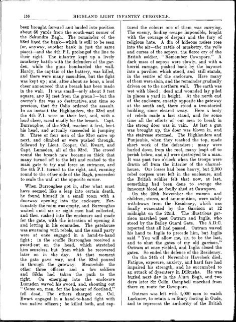 HLI Chronicle 1909 - The Royal Highland Fusiliers