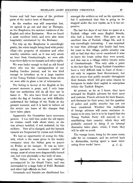 HLI Chronicle 1909 - The Royal Highland Fusiliers