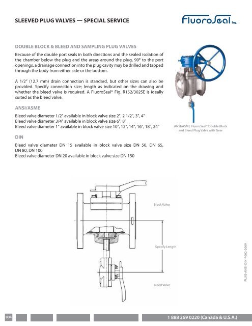 Plug valves - catalogue - Cowan Dynamics