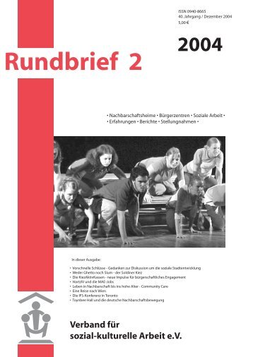 Rundbrief 2/2004 - Verband fÃ¼r sozial-kulturelle Arbeit eV ...