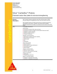 Sika Carbodur Plates EN 20090819 Rev 01