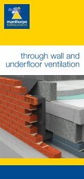 Through Wall & Underfloor Ventilation Literature - Issue B.indd