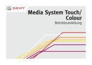 Media System Touch/ Colour - Seat