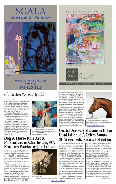 NC Institutional Galleries - Carolina Arts