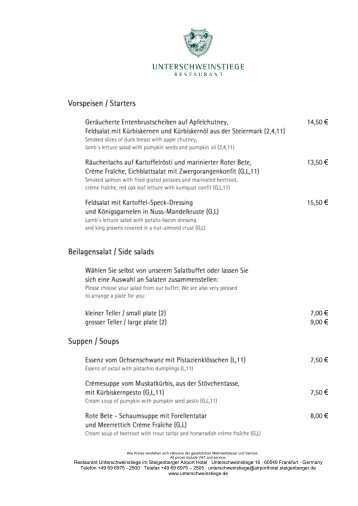 Waldrestaurant Unterschweinstiege - Steigenberger Hotels and ...