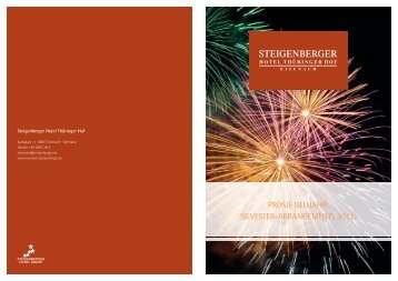 Silvesterarrangements - Steigenberger Hotels and Resorts