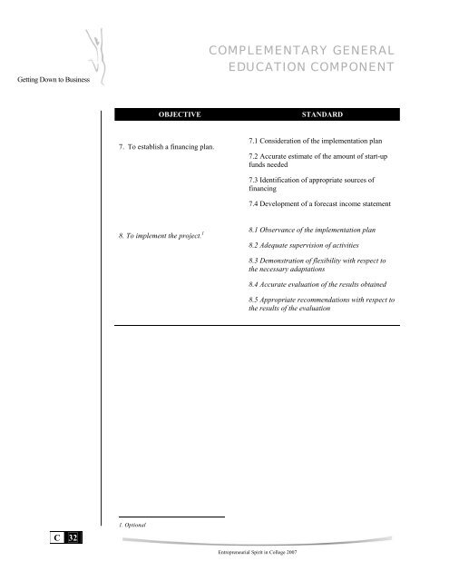 Complementary General Education Component in ... - Inforoute FPT