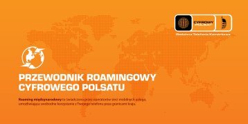 przewodnik roamingowy cyfrowego polsatu - Cyfrowy Polsat