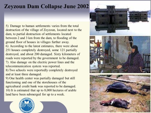 A Case Study of the Massive Zeyzoun Dam Collapse. Dr