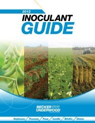 inoculant product guide - Becker Underwood