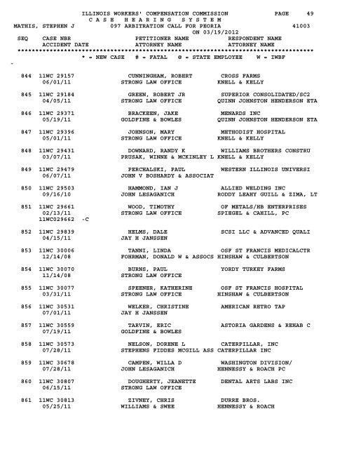illinois workers' compensation commission page 1 - IWCC - State of ...