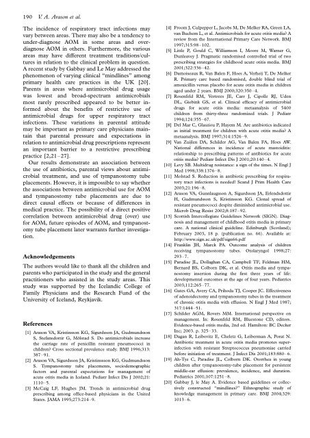 Use of antimicrobials and carriage of penicillin-resistant ... - Hirsla