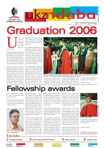 NDABA MAY 2006.pmd - University of KwaZulu-Natal