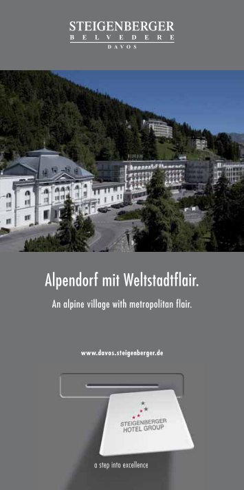 Hotelprospekt - Steigenberger Hotels and Resorts