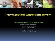 Pharmaceutical Waste Management - The Pyxis ® Insider newsletter