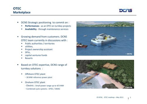 Brochard E_DCNS OTEC Roadmap for France - Hawaii National ...