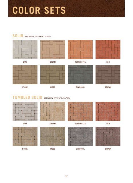 THE PAVING STONE COLLECTION