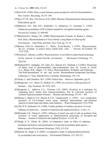 A review on phytoremediation of heavy metals and utilisation of it s ...